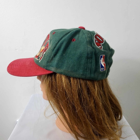 Rare Vintage 90s Seattle Sonics Starters Snapback Cap - Picture 3 of 10